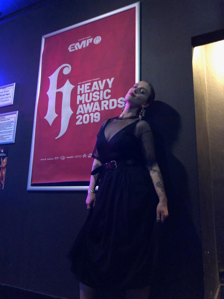 Christina at Heavy Music Awards