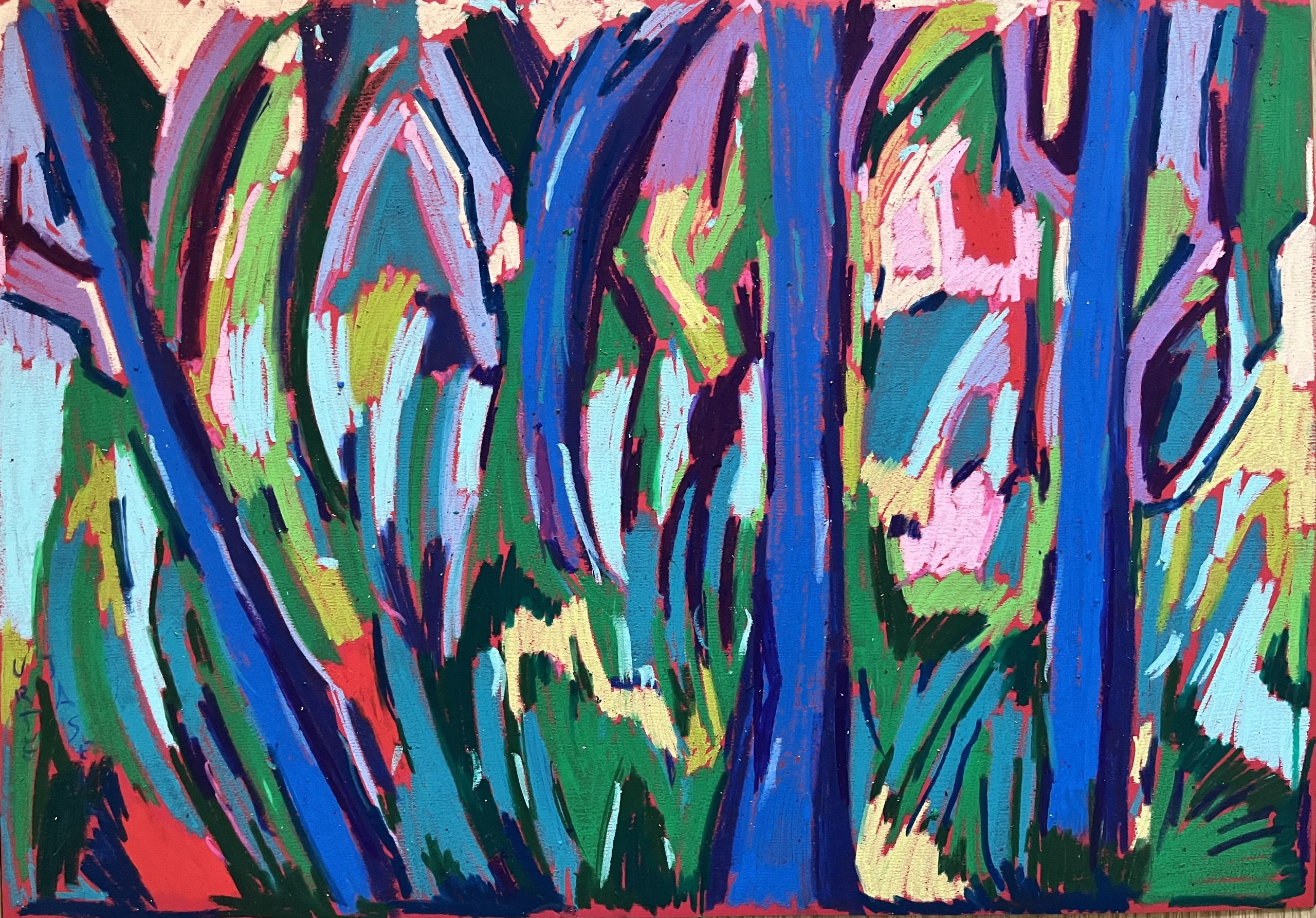 Urtė Jasenka - aliejinės pastelės, dydus 100x70cm