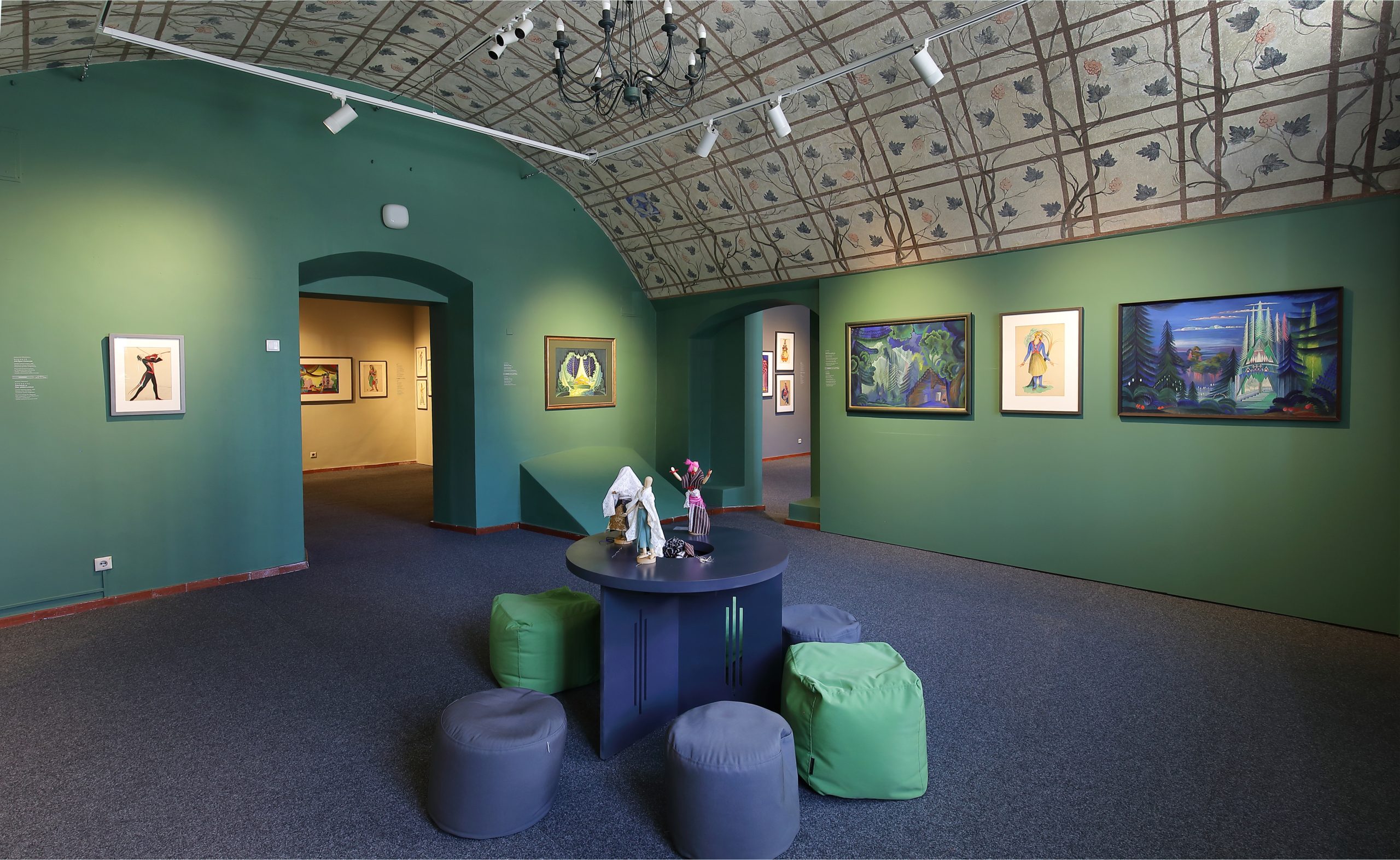 Art deco spindesys Lietuvos teatro, muzikos ir kino muziejuje 