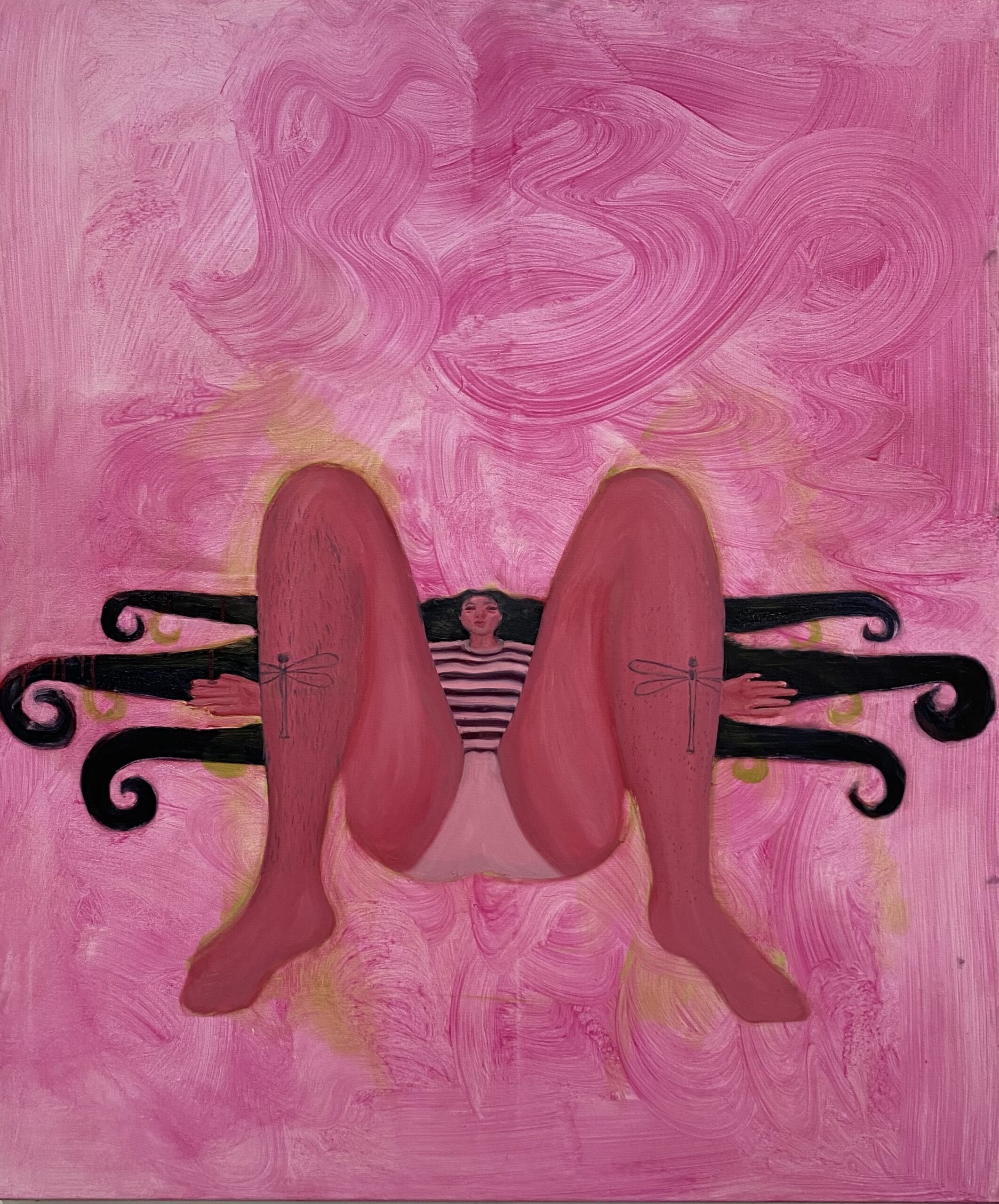 Nu ir prisigalvojot nesąmonių, 120x100cm, aliejus ant drobės